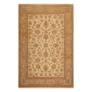 8'4"x12'7" Hand Knotted Wool Stone Wash Peshawar Vegetable Dye Area Rug Warm Beige