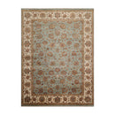 8'6" x 11'6" Hand Knotted 100% Wool Agra 200 KPSI Oriental Area Rug Aqua