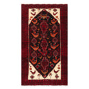 3'6" x 6' Hand Knotted 100% Wool Traditional Gabbehh Oriental Area Rug Charcoal