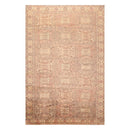 6'6" x 9'11" Hand Knotted Wool Kayseri Vegetable dyes Oriental Area Rug Rose