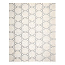 9'4" x 12'2" Hand Knotted Wool Contemporary High Low Pile Oriental Area Rug Tone on Tone Gray