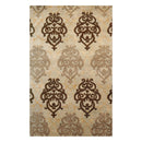 3'7" x 5'7" Handmade 100% Wool Transitional Oriental Area Rug Mint