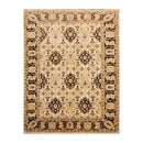 4'1 x 5'8" Hand Knotted 100% Wool Peshawar 200 KPSI Oriental Area Rug Beige