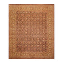 8' x 9'8" Hand Knotted 250 KPSI Distress Finish Afghan Area Rug Brown by Ariana