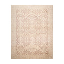 9’x12’ Hand Knotted Designer Tibetan Wool Antique Reproduction Area Rug Beige