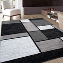 Rugshop Contemporary Modern Boxes for Home Office,Living Room,Bedroom,Kitchen Non Shedding Area Rug 3'3" x 5'3" Gray by TinyTreasures Baby Boutique
