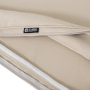 Classic Accessories Montlake Water-Resistant 21 x 22 x 4 Inch Patio Lounge Back Cushion, Antique Beige, Outdoor Loveseat Cushions by GreenHaven Gardens