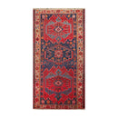 5'10'' x 12'2'' Antique Runner Hand Knotted Wool Kazak Oriental Area Rug Navy