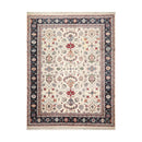 8'11" x 11'8" Hand Knotted 100% Wool Traditional Oriental Area Rug Ivory