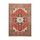 8'2'' x 11'9'' Hand Knotted 100% Wool Rare Romanian Herizz Area Rug Burnt Orange