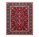 8'3'' x 10'4'' Hand Knotted Wool PakPersian 16/18 Saroukk 300 KPSI Area Rug Wine