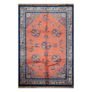 6'7" x 9'7" Hand Knotted 100% Wool Chinese Art Deco Oriental Area Rug Terracotta