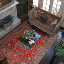 9'5'' x 13' Hand Knotted 100% Wool Tabrizz Traditional Oriental Area Rug Coral