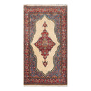 4'4" x 6'5" Hand Knotted 100% Wool Authentic Tabrizz Traditional Area Rug Ivory