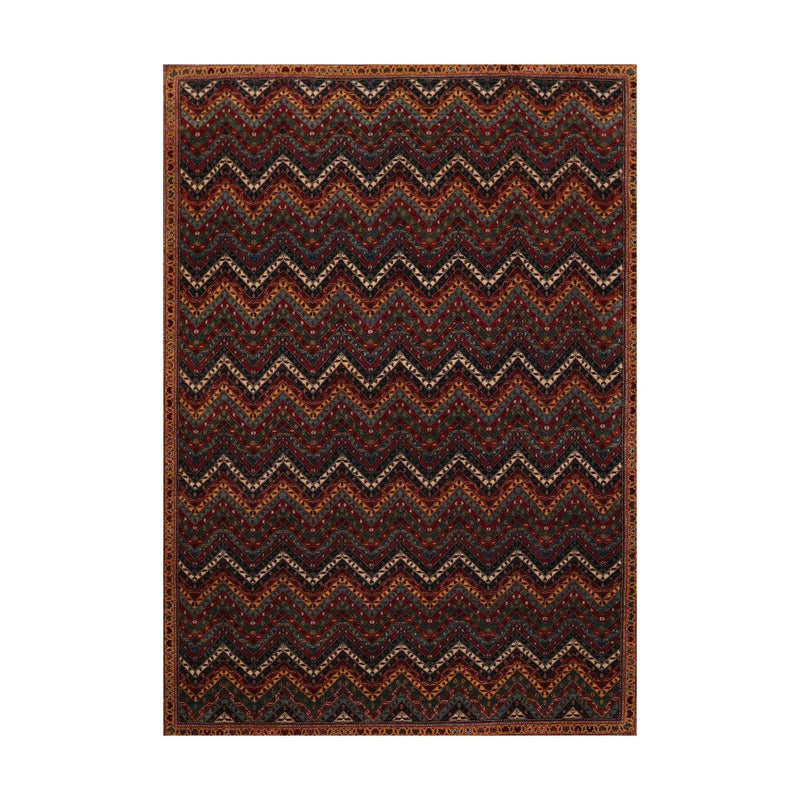 6'9'' x 10' Hand Knotted 100% Wool kashkuli 200 KPSI Oriental Area Rug Navy