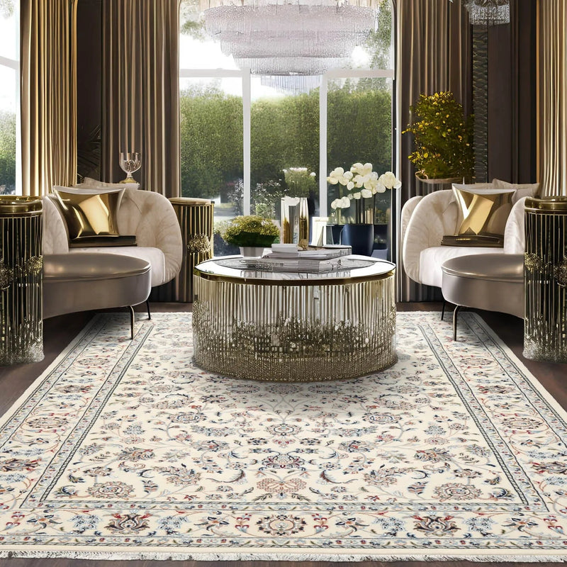 5'11''x 8'1'' Hand Knotted 100% Wool Peshawar Traditional Oriental Area Rug Aqua