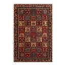 5'5''x8'1'' Hand Knotted 100% Wool Bhakhtiarii Traditional Oriental Area Rug Red