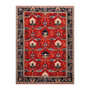 7'x 8'10'' look Hand Knotted Wool Arts & Craft Area Rug Orangy Red
