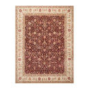 8'2" x 10'8" Hand Knotted Wool Sino Parsian 200 KPSI Oriental Area Rug Burgundy