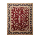 8' x 9'9'' Hand Knotted Wool & Silk Pakpersian 16/18 300KPSI Area Rug Burgundy