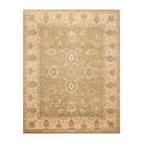 8' x 10'2" Hand Knotted 100% Wool Agra Traditional Oriental Area Rug Pistachio