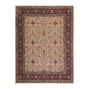 8' x 10'3" Hand Knotted Wool Pakpersian 16/18-300 KPSI Oriental Area Rug Ivory