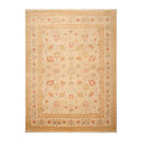 9'1"x 11'10" Hand Knotted Wool PakPersian 16/18 300 KPSI Oriental Area Rug Beige