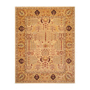 8'2" x 10'6" Hand Knotted 100% Wool Peshawar Traditional Oriental Area Rug Gold
