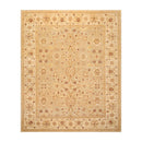 8'1" x 9'11'' Hand Knotted 100% Wool Peshawar Traditional Area Rug Gray Beige