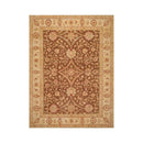 9' x 12' Hand Knotted Wool Peshawar Traditional Oriental Area Rug Brown