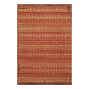 6'1'' x 9' Hand Knotted Wool Peshawar Traditional Oriental Area Rug Terracotta