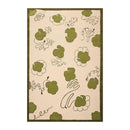 6'x 9' Hand Knotted Tibetan Wool Hip Designer Modern Oriental Area Rug Beige