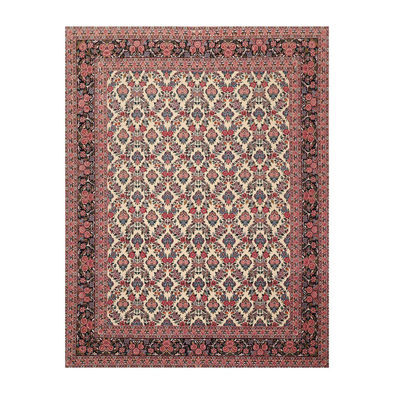 8'2" x 10'7" Hand Knotted Wool PakPersian 16/18 300 KPSI Oriental Area Rug Ivory