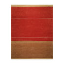 9'1" x 11'9'' Hand Knotted Tibetan Wool Hip Designer Area Rug Terracotta Brown