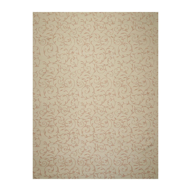 8'10" x 12'3" Hand Knotted Tibetan Wool Botanical 200KPSI Oriental Area Rug Moss