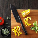 McCook® Premium Black Knife Sets,German Stainless Steel Kitchen Knives Block Set with Built-in Sharpener by CozyNest Decor