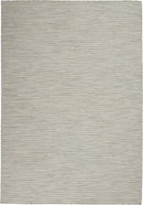 Nourison Positano Indoor/Outdoor Light Grey 3' x 5' Area Rug, Easy Cleaning, Non Shedding, Bed Room, Living Room, Dining Room, Backyard, Deck, Patio (3x5) by CozyNest Decor