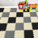 YIMINYUER® 25 Tiles (30cm×30cm×1cm Each Tile) Baby Soft Puzzle Play Mats, Kids Thick EVA Foam Floor, Toddlers & Children's Soft Interlocking Mat R04R10R12G301025 by TinyTreasures Baby Boutique