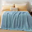 Joiedomi Twin Blanket for Couch Bed Sofa, Blue Knitted Blankets Gifts for Women Mom Girls, Cozy Cute Soft Throw Home Room Decor Aesthetic for Women Mothers Birthday Gifts 60x80 Inches by CozyNest Decor