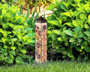 Studio M Art Pole, PVC Weather Resistant Pole with Vinyl Bowl 20 inches Tall Outdoor Decoration for Gardens, Patios, Yards, Landscaping and Birding Accessories, Always in Our Hearts by GreenHaven Gardens
