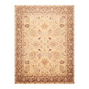 7'9"x 10'3" Hand Knotted Wool Peshawar Traditional Oriental Area Rug Beige Brown