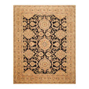 8' x 9'11'' Hand Knotted 100% Wool Peshawar Oriental Area Rug Charcoal