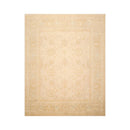 8' x 9'11'' Hand Knotted Muted 100% Wool Peshawar Design Area Rug Beige