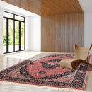 5x7 Hand Knotted Pak Persian 100% Wool Tabriz Traditional 300 KPSI Oriental Area Rug Rust, Rose Color