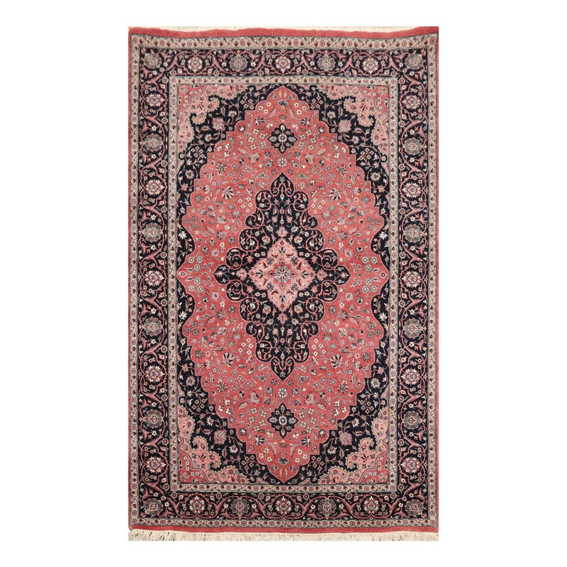 4'8'' x 7'1'' Hand Knotted Tabriz 100% Wool Traditional Oriental Area Rug Rust