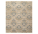 7'5'' x 9'5'' Hand Knotted Handmade 100% Wool Patterned Area Rug Beige