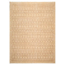 8'8" x 11'8" Hand Knotted 100% Wool Oriental Transitional Area Rug Beige