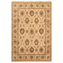 5'11"x 8'11" Hand Knotted Agra 100% Wool Traditional Oriental Area Rug Beige