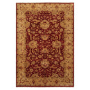 6' x 8'9" Hand Knotted Agra 100% New Zealand Wool Oriental Area Rug Ruby
