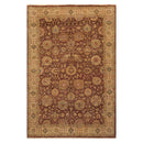 5'11" x 8'11" Hand Knotted Mahal New Zealand Wool Oriental Area Rug Brown